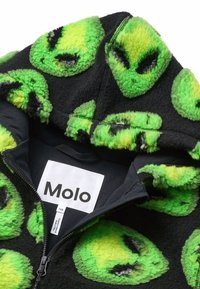 Molo HAZZY JACKET UNISEX - Fleece jacket - neon green