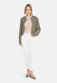 Marc Cain SILEA - Slim fit jeans - white