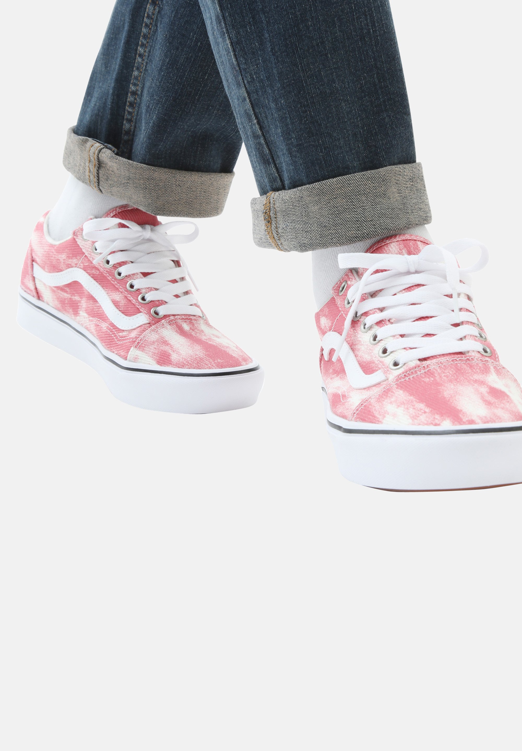 vans haute rose pale