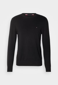 ESSENTIAL CREW NECK - Strickpullover - black