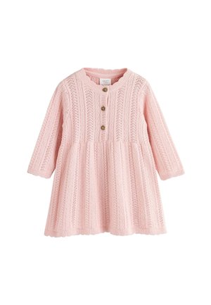Next, REGULAR FIT  - Gebreide jurk - pink