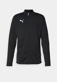 TEAMGOAL - Training jacket - black/white/flat dark gray