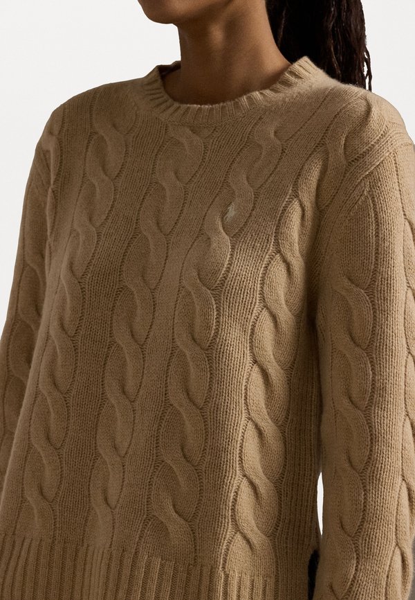 CLASSIC LONG SLEEVE - Jumper - camel melange4