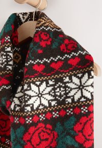 Next Sciarpa - chocolate brown fairisle