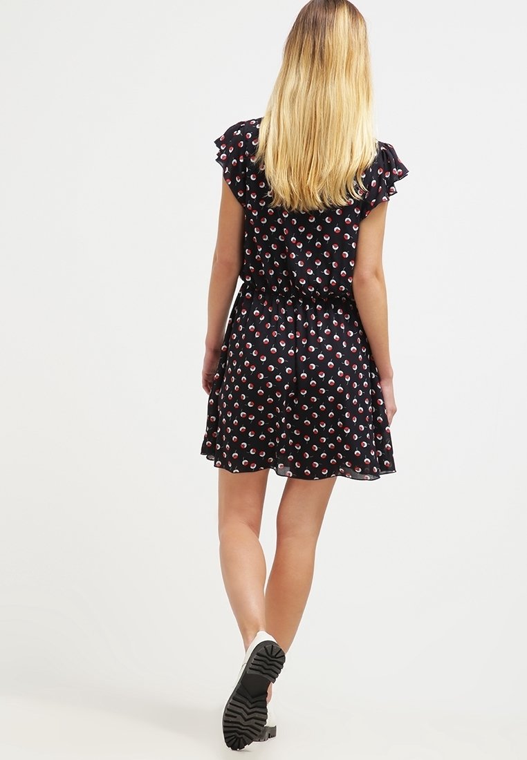 old navy black and white polka dot dress Vintage 1960s Black & White Polka Dot Dress main image 1