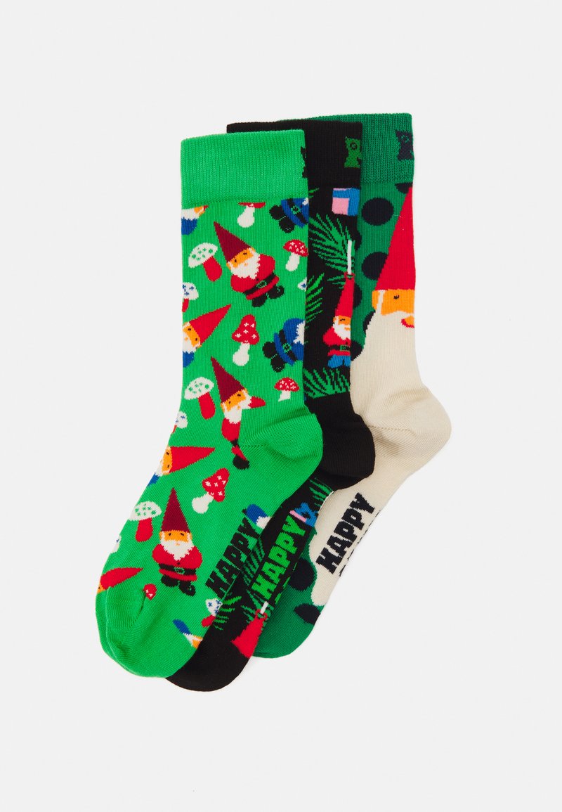 Happy Socks X-MAS GNOMES 3 PACK - Ponožky - multi