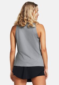 Under Armour RIVAL - Top - steel medium heather  black black