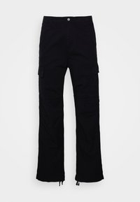 REGULAR CARGO PANT MORAGA - Pantalon cargo - black garment