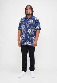 Polo Ralph Lauren Big & Tall HIBISCUS PRINT POLO SHIRT - Polokošeľa - dark blue