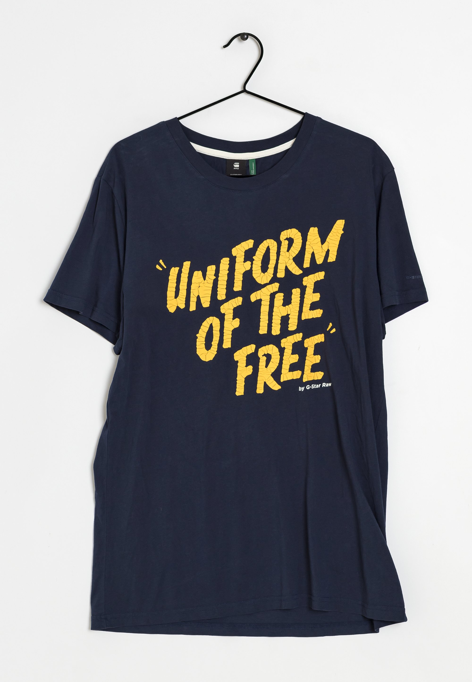 G-STAR Print T-shirt - blue - (Pre-owned) - Zalando.ie