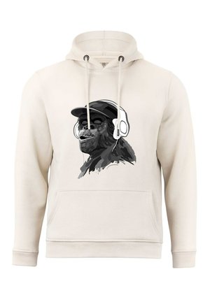 Cotton Prime, MIT AFFENMOTIV MONKEY MIT DJ KO - Hoodie - sand