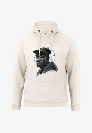 Cotton Prime, MIT AFFENMOTIV MONKEY MIT DJ KO - Hoodie - sand