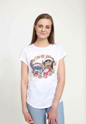 Henry Tiger LILO & STITCH LILO AND STITCH HOLIDAY - T-shirt z nadrukiem