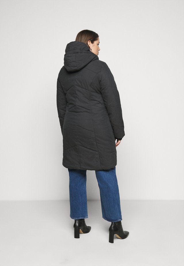 GORDON LONG PLUS - Winterjas - black