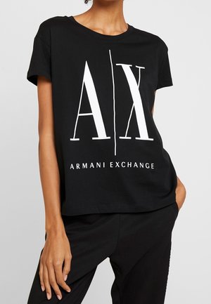 Printtipaita - black