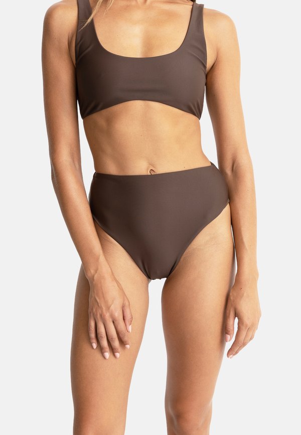 HI WAIST  - Bikini-Hose - chocolate