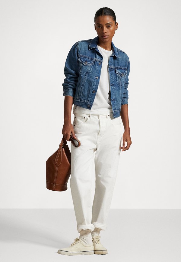 DENIM TRUCKER JACKET - Denim jacket - meuse wash3