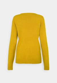 VILA VIRIL L/S V-NECK TOP - Camisola - chai tea