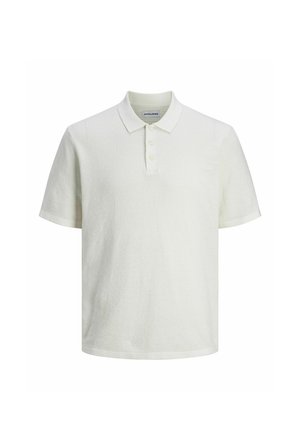 Jack & Jones, JJEGEORGE SS SN - Poloshirt - cloud dancer