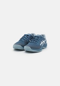 ASICS GEL-COURT HUNTER 3 - Handbola kurpes - vintage indigo/white