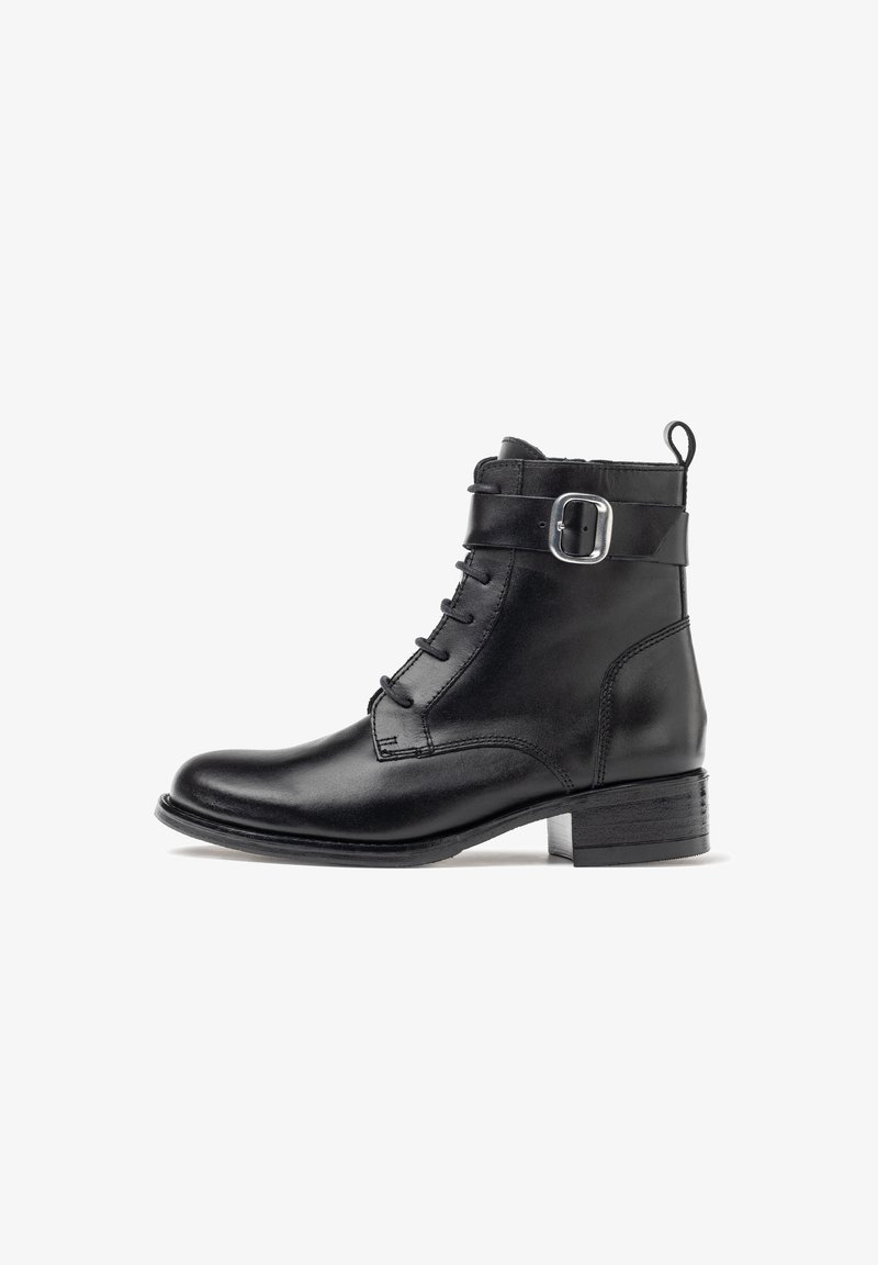 Yokono PLANO MONS - Lace-up ankle boots - black