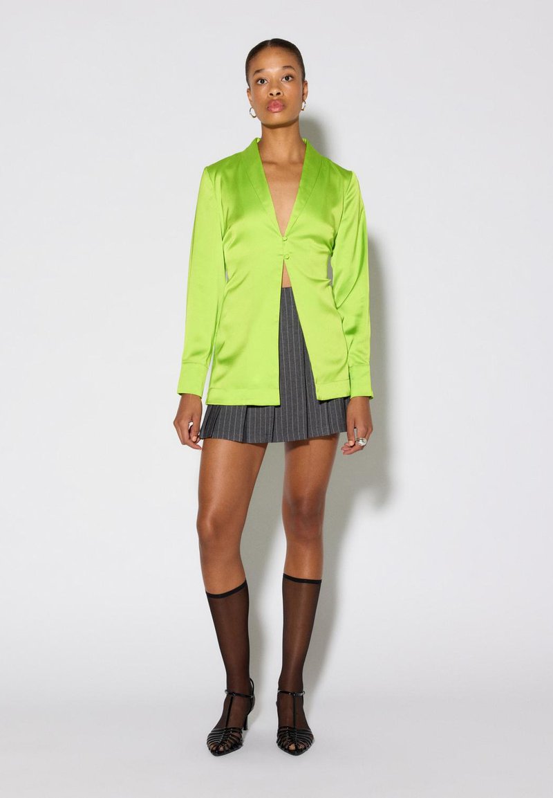 SOMETHINGNEW Overhemdblouse lichtgroen