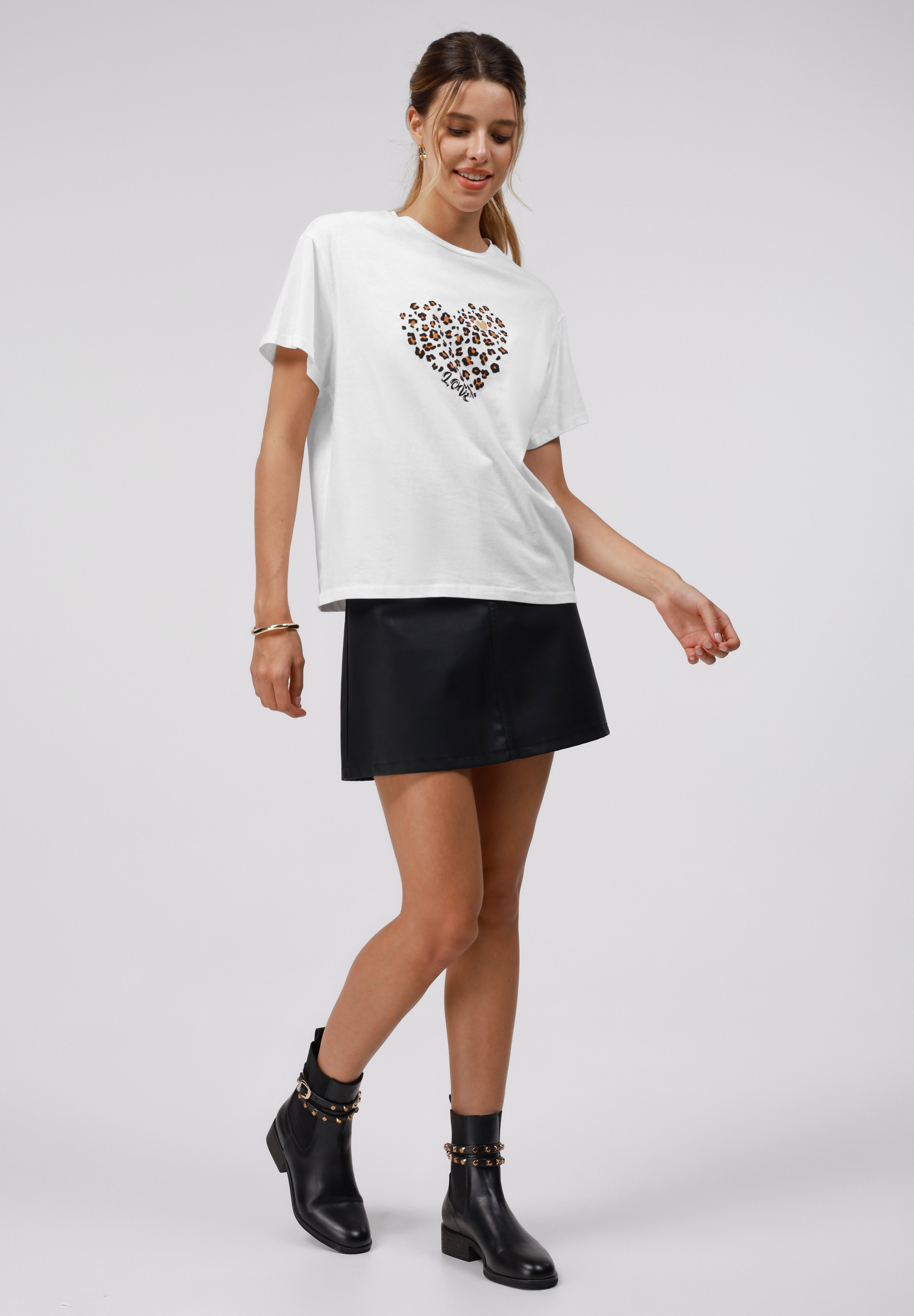 売れ筋商品|||イーブン アンド オド Tシャツ レディース トップス MANDALA ENJOY THE LITTLE THINGS TEE - Print T-shirt - white Even&Odd MANDALA ENJOY THE LITTLE THINGS TEE - T-shirt con
