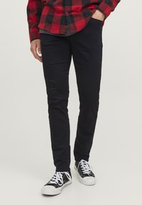 Jack & Jones - GLENN ICON - Jeans Slim Fit - black denim Thumbnail-Bild 1