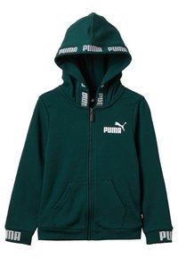 Puma AMPLIFIED HOODED JACKET - Mikina na zip - ponderosa pine