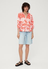 s.Oliver MIT RAFFUNG - Bluse - orange