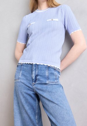 T-Shirt print - light blue