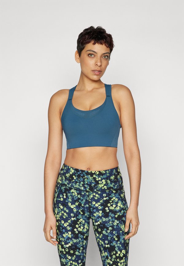 ONPOPAL SPORTS BRA - Medium support sports bra - teal