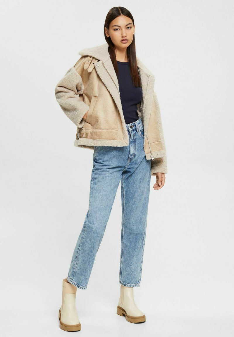 Esprit de manga - navy/azul jaspeado -