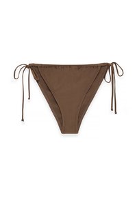 NA-KD TIE HIGH CUT - Bikinibukser - brown