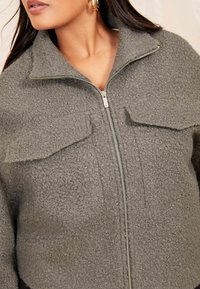 Curves Like These ZIP UP - REGULAR FIT - Talvitakki - grey