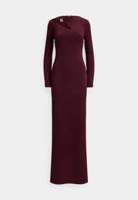 CUTOUT JERSEY GOWN - Maksi suknelė - dark garnet
