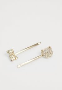 ALLEGRA BEAR HAIRCLIP 2 PACK - Earrings - gold-coloured