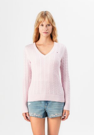 ICON V NECK  - Jumper - pink