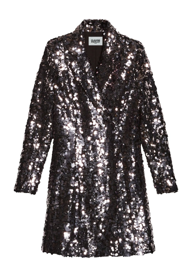 CLAUDIE PIERLOT Cocktailjurk zilverkleurig