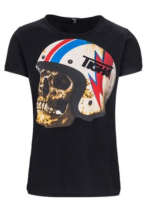 T-shirt con stampa - black