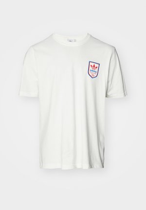 adidas Originals TEE UNISEX - Marškinėliai su spaudiniu - off white