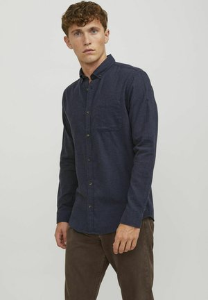 Jack & Jones CLASSIC MELANGE SN - Shirt - navy blazer