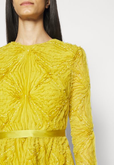 Erdem LONG BLOUSON SLEEVE FLOOR LENGTH GOWN - Ένδυση για ειδικές περιστάσεις - chartreuse