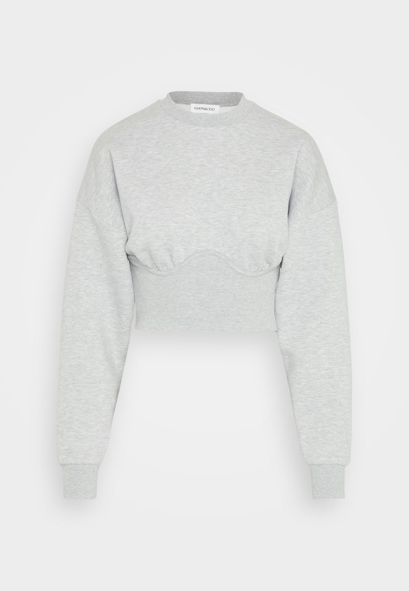 Even&Odd Sweater lichtgrijs gemêleerd