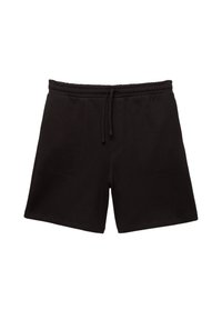 INTERLOCK JOGGER - BERMUDA - Jogginghose - black