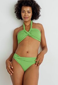 Seafolly SEAFOLLY COLLECTIVE TWIST BAND HIPSTER - Bas de bikini - sage