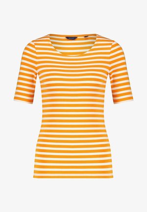 STRIPED - Print T-shirt - orange
