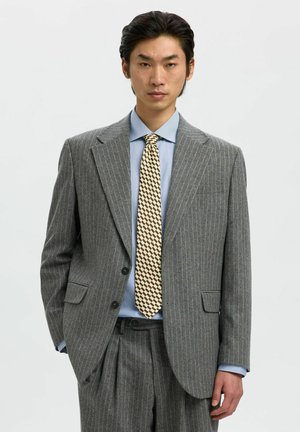 Halflange jas - medium grey melange