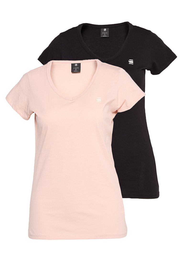 G-Star T-shirt basic roze
