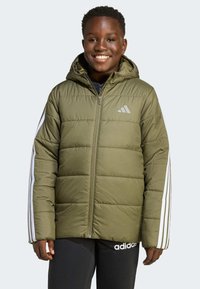 adidas Performance JUNIOR UNISEX - Winter jacket - olive strata black